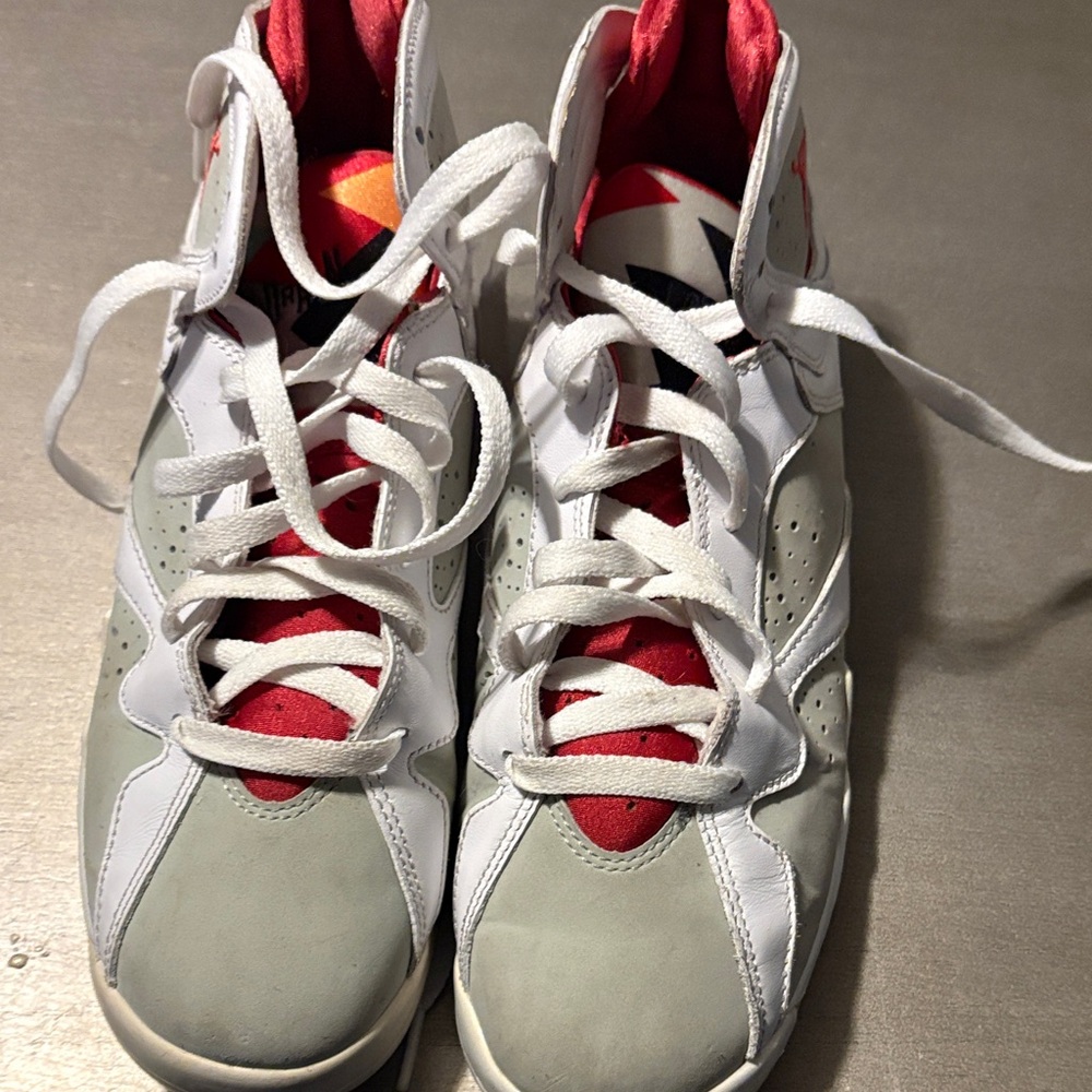 Jordan Kids Sneakers White Gray Red